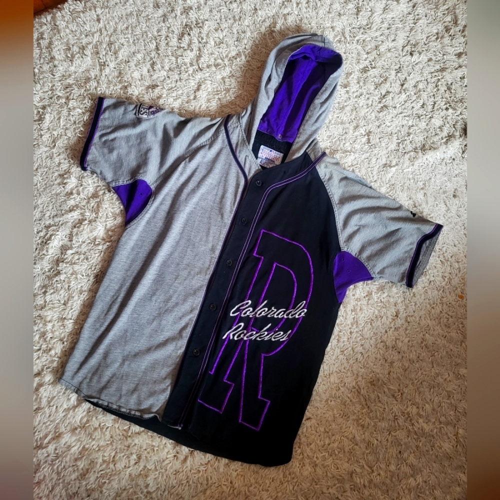 Vintage Colorado Rockies Starter button down shirt